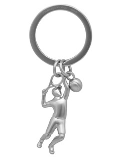 Brelok do kluczy Metalmorphose tenisista - srebrny