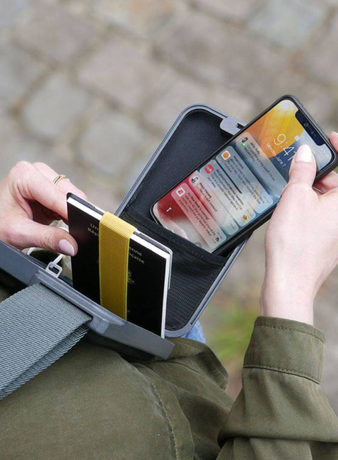 Etui na telefon portfel RFID Ogon Design Phone Bag & Wallet  - navy blue