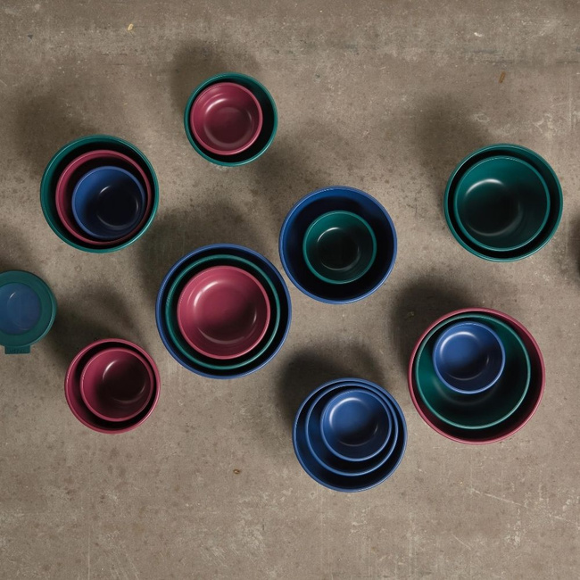 Miska okrągła niska Mepal Cirqula Multi Bowl 350 ml - nordic white