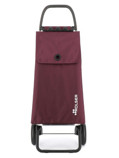 Wózek na zakupy składany 2-kołowy Rolser Akanto MF 2L - bordeaux