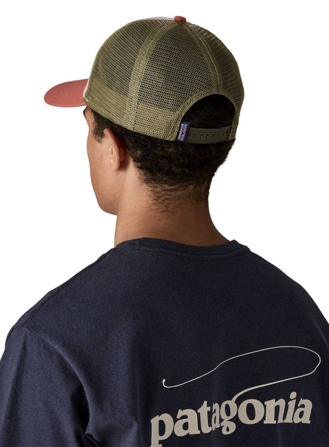 Czapka z daszkiem Patagonia P-6 Logo LoPro Trucker Hat - birch white