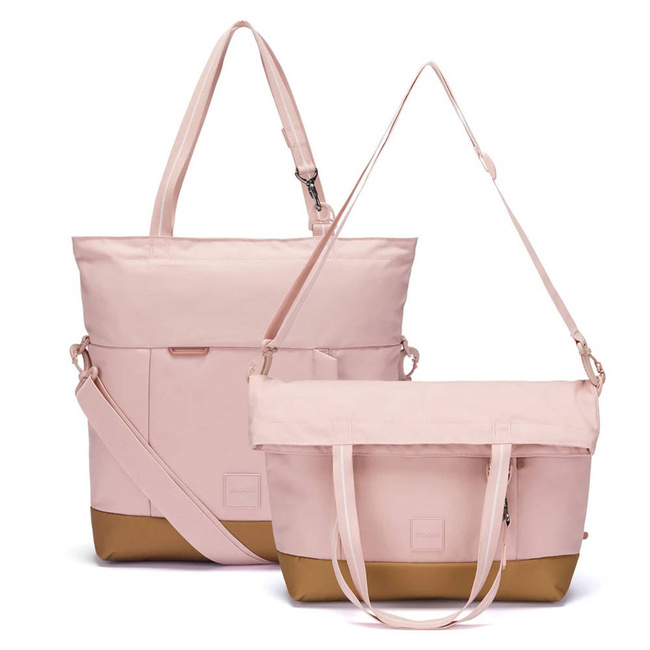 Torba na ramię Pacsafe Go Anti-Theft Tote Bag - sunset pink