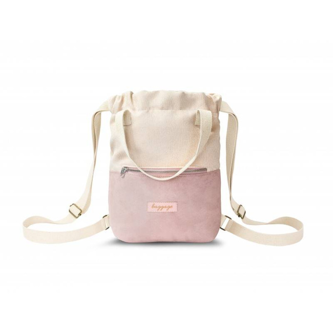 Plecak damski Baggage ELLA - pudrowy róż