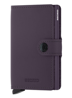 Kompaktowy portfel RFID Secrid Miniwallet Matte - dark purple
