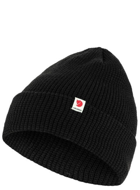 Czapka dzianinowa Fjallraven Tab Hat - black