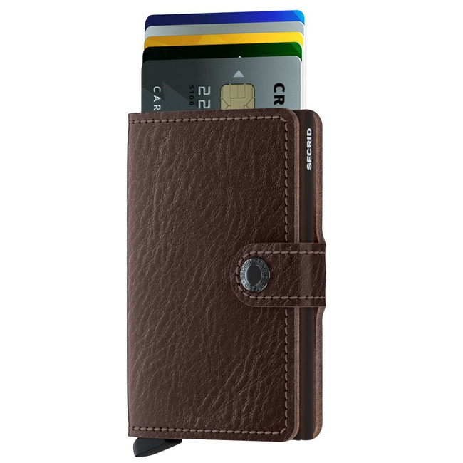 Portfel mały Miniwallet Secrid Veg - espresso