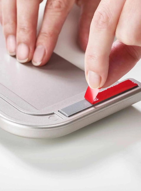 Dwie deski do krojenia z uchwytem Joseph Joseph DoorStore™ - grey 