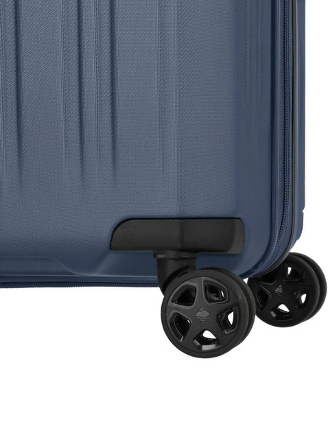 Walizka duża poszerzana Travelite Dynamiic EXP - denim blue