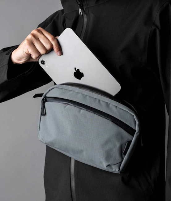 Torba saszetka na ramię Alpaka Flight Sling 2 l - grey
