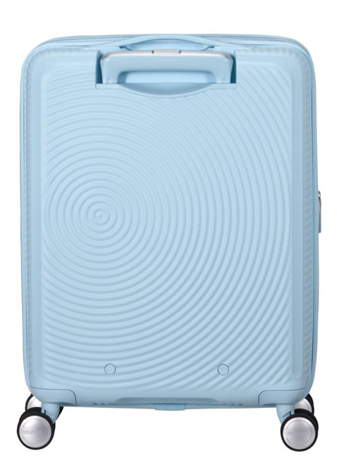 Walizka mała American Tourister Soundbox EXP - pastel blue