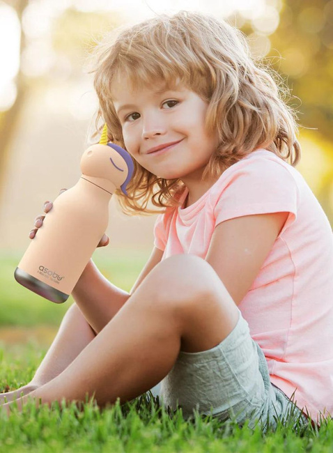 Butelka termiczna dziecięca Asobu Bestie Bottle 0,46 l - unicorn