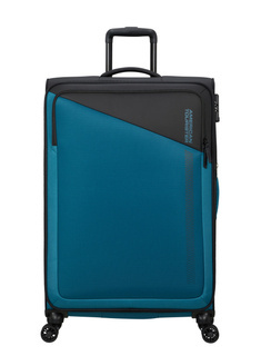 Walizka duża poszerzana American Tourister Daring Dash EXP - black / blue