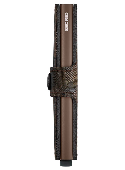 Portfel ochronny Miniwallet Secrid Jungle - brown