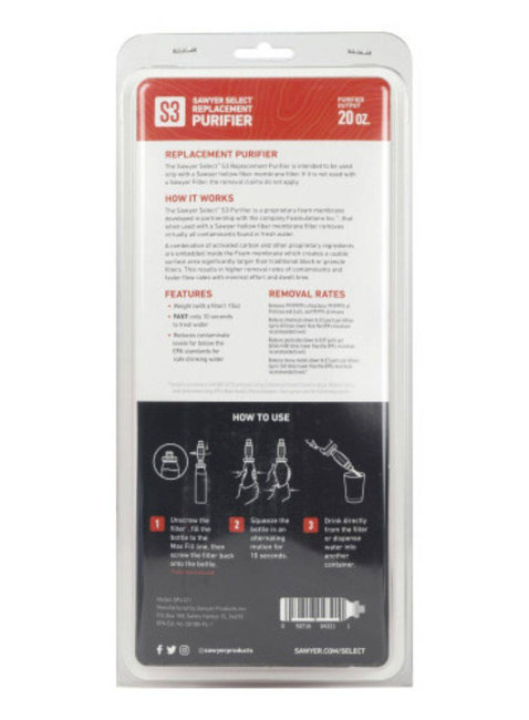 Filtr wymienny Sawyer S3 Select - SP4321 - Replacement Filter