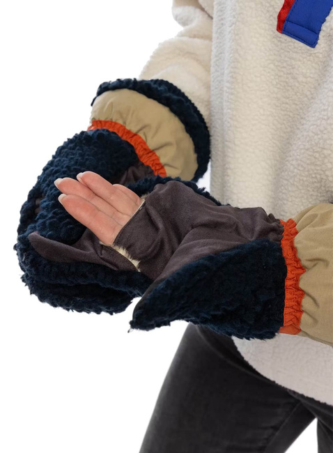 Rękawiczki zimowe Elmer Teddy Mittens - navy