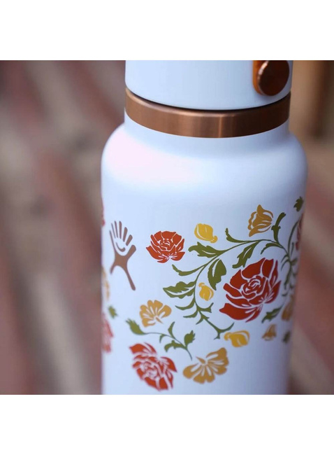 Butelka termiczna ze słomką Hydro Flask Wide Mouth Straw Cap 946 ml - western light blue