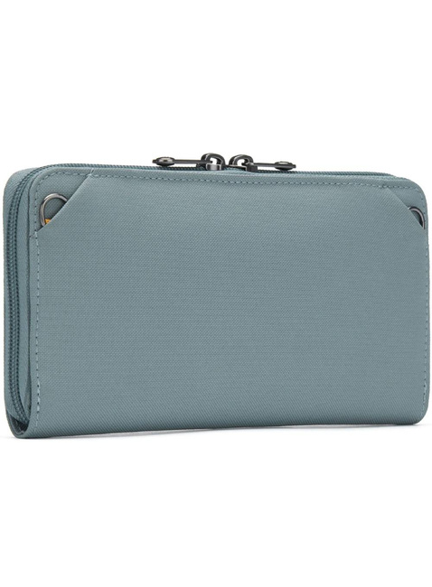 Portfel antykradzieżowy Pacsafe RFIDsafe Continental Wallet - fresh mint
