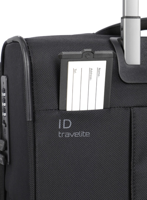 Walizka mała 2-kołowa Travelite Crosslite EXP - black