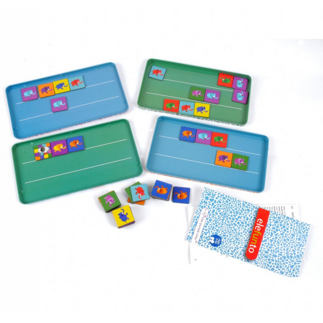 Podróżna gra magnetyczna The Purple Cow Rummy - Elefunto