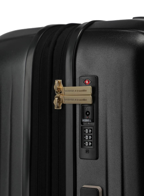 Walizka średnia Travelite Barbara Novelty EXP - black