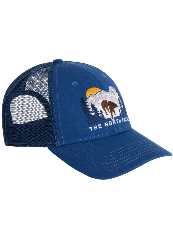 shady blue / bear graphic