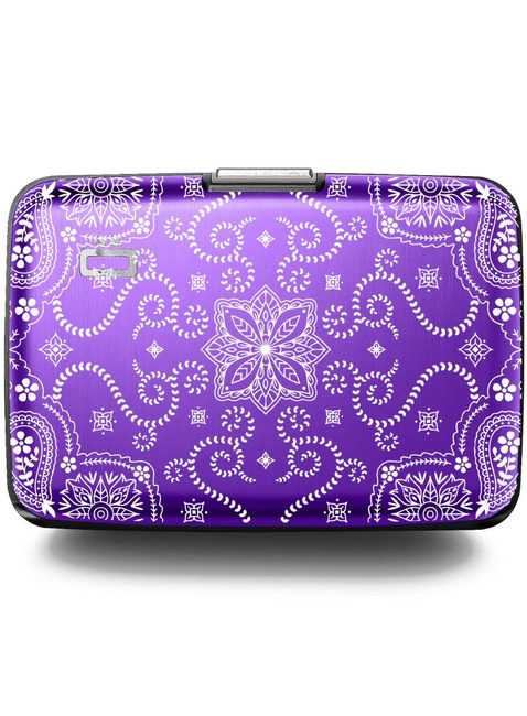 Portfel aluminiowy Ogon Design Stockholm Card Case Premium V3 - bandana purple
