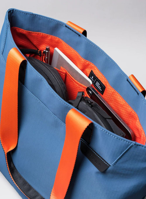 Torba miejska na zakupy Alpaka Elements Tote Medium - blue / orange