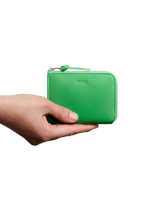 Skórzany portfel kieszonkowy Bellroy L-Pocket - neon green