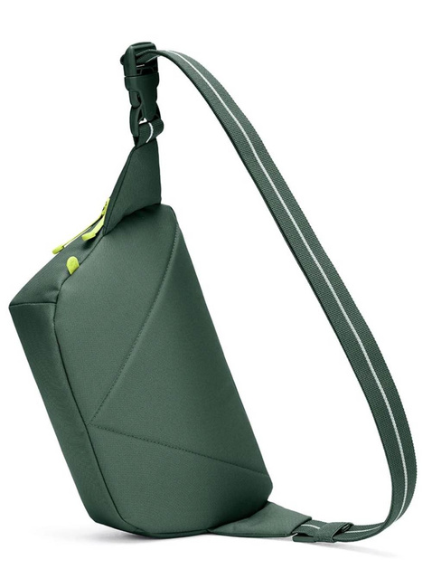 Torba biodrowa antykradzieżowa Pacsafe Go Sling - spruce green