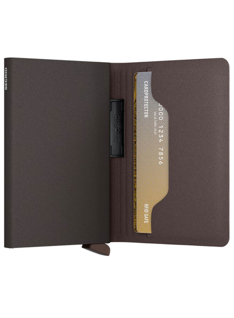 Portfel kieszonkowy RFID Secrid Bandwallet Liba - brown / brown