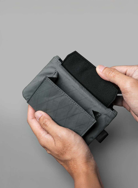 Portfel saszetka Alpaka Zip Pouch Coin - slate grey