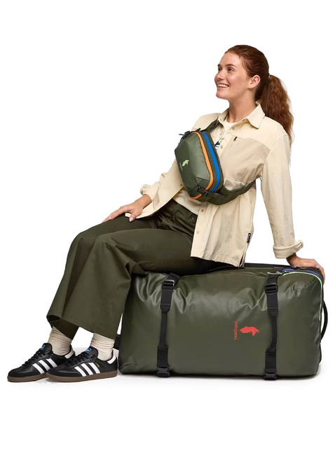 Duża torba podróżna na kółkach Cotopaxi Allpa Roller Bag 100 l - woods