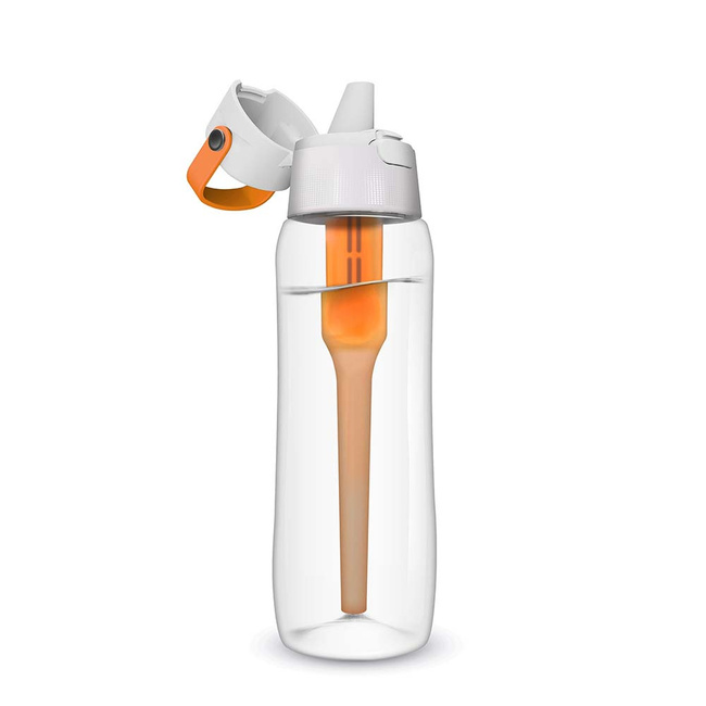 Butelka filtrująca z filtrem węglowym Dafi SOLID 0,7 l - bursztynowy 