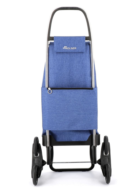 Wózek na zakupy Rolser I-Max Tweed z 6 kołami - blue