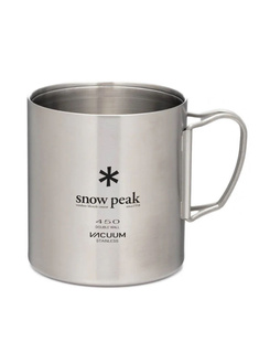 Izolowany kubek Snow Peak Stainless Vacuum-Insulated Mug 450 ml - silver