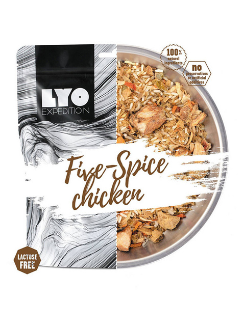 Liofilizat kurczak 5 smaków z ryżem 370 g LyoFood 
