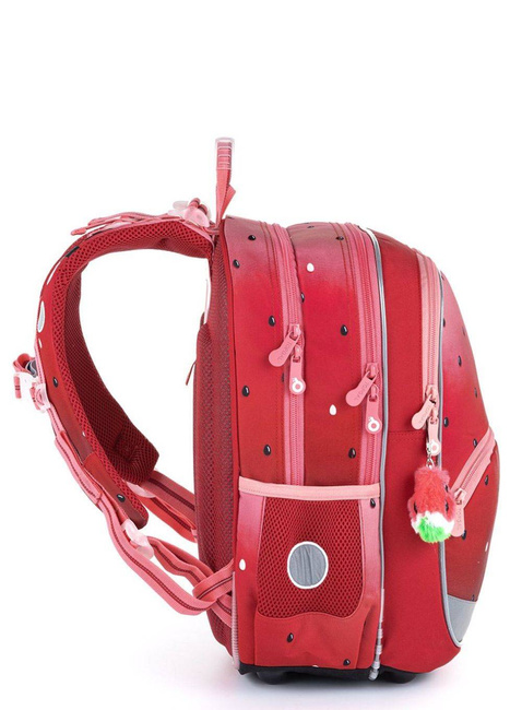 Plecak szkolny dziewczęcy Topgal BAZI klasy 1-3 - arbuz