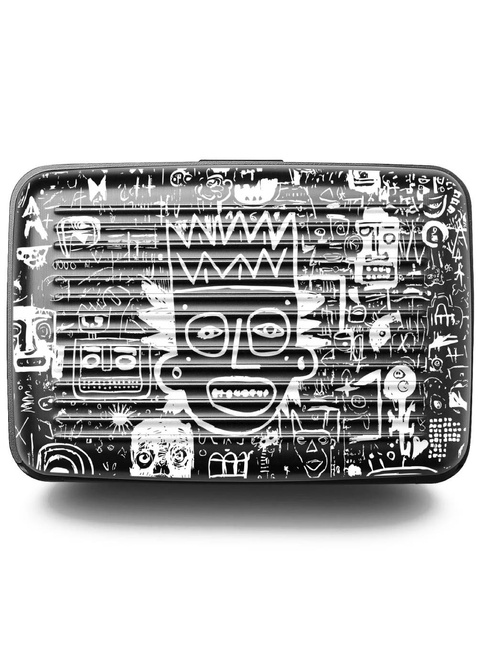 Portfel aluminiowy Ogon Design Stockholm Card Case Premium V3 - pop art