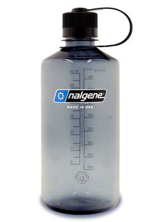 Butelka na wodę Nalgene Narrow Mouth Tritan Sustain 1 l - grey