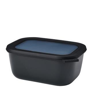 Miska kuchenna z pokrywką Mepal Cirqula Rectangular 1,5 l - nordic black