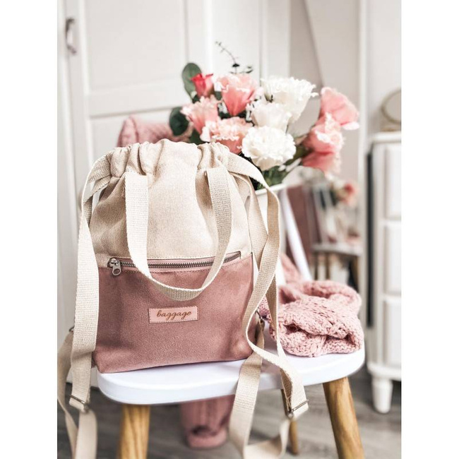 Plecak damski Baggage ELLA - pudrowy róż