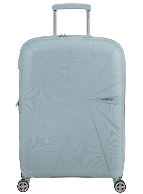 Walizka średnia American Tourister StarVibe EXP - azzurro speckles