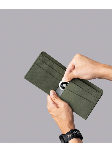 Portfel podróżny Alpaka ARK Classic Wallet Axogrid - green