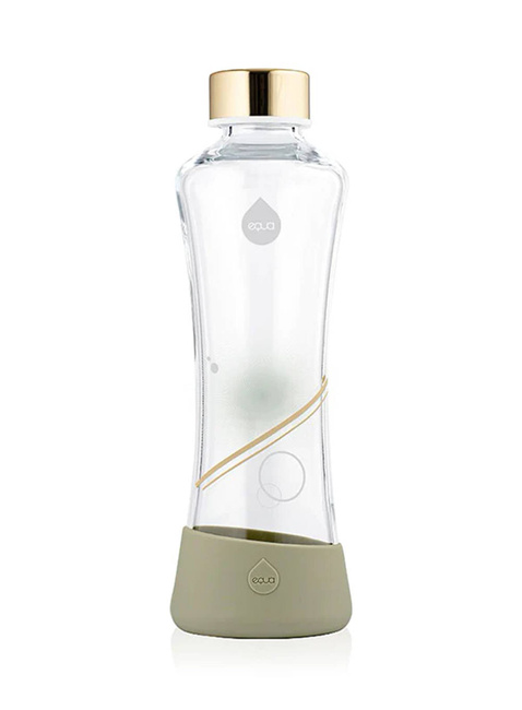 Butelka szklana na wodę 0,55 l Equa - metallic gold