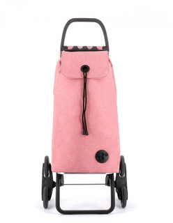 Wózek na zakupy na schody Rolser I-Max TWEED - coral