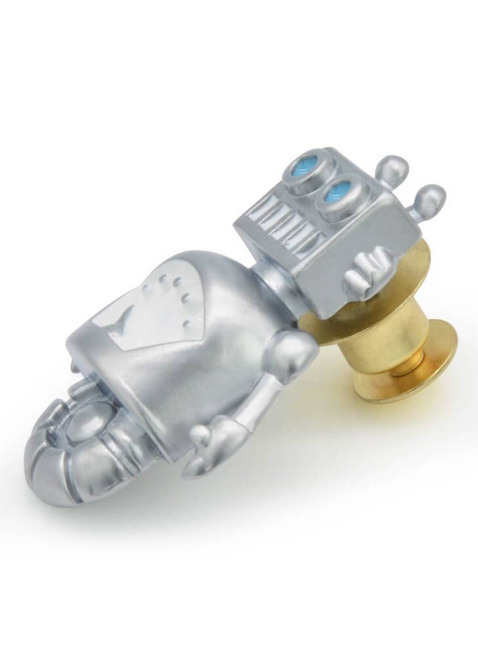 Przypinki Metalmorphose - robot i klucz