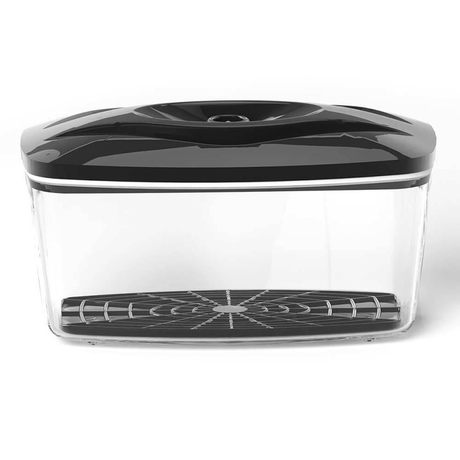 Zestaw 4 pojemników próżniowych na żywność Dafi SeeYoo - grafitowy