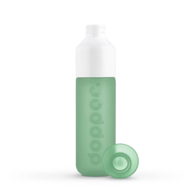 Wielorazowa butelka podróżna Dopper Original 450 ml - moody mint