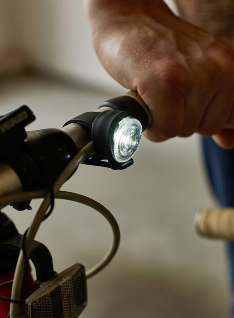 Lampki rowerowe Gentlemen's Hardware Mini Twin Bicycle Lights - red / black