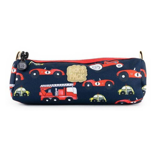 Piórnik miękki Pick & Pack Cars - navy